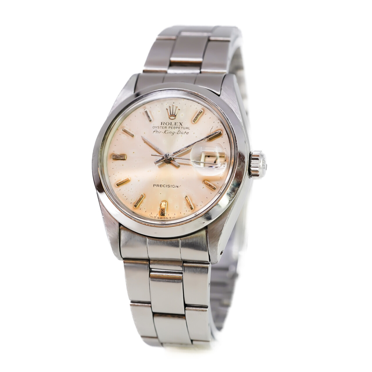Vintage Rolex Air-King Date Precision 5700 Watch – c.1966 #66178 Vintage Rolex Air-King Date Precision 5700 Watch – c.1966 #66178 - Image 6
