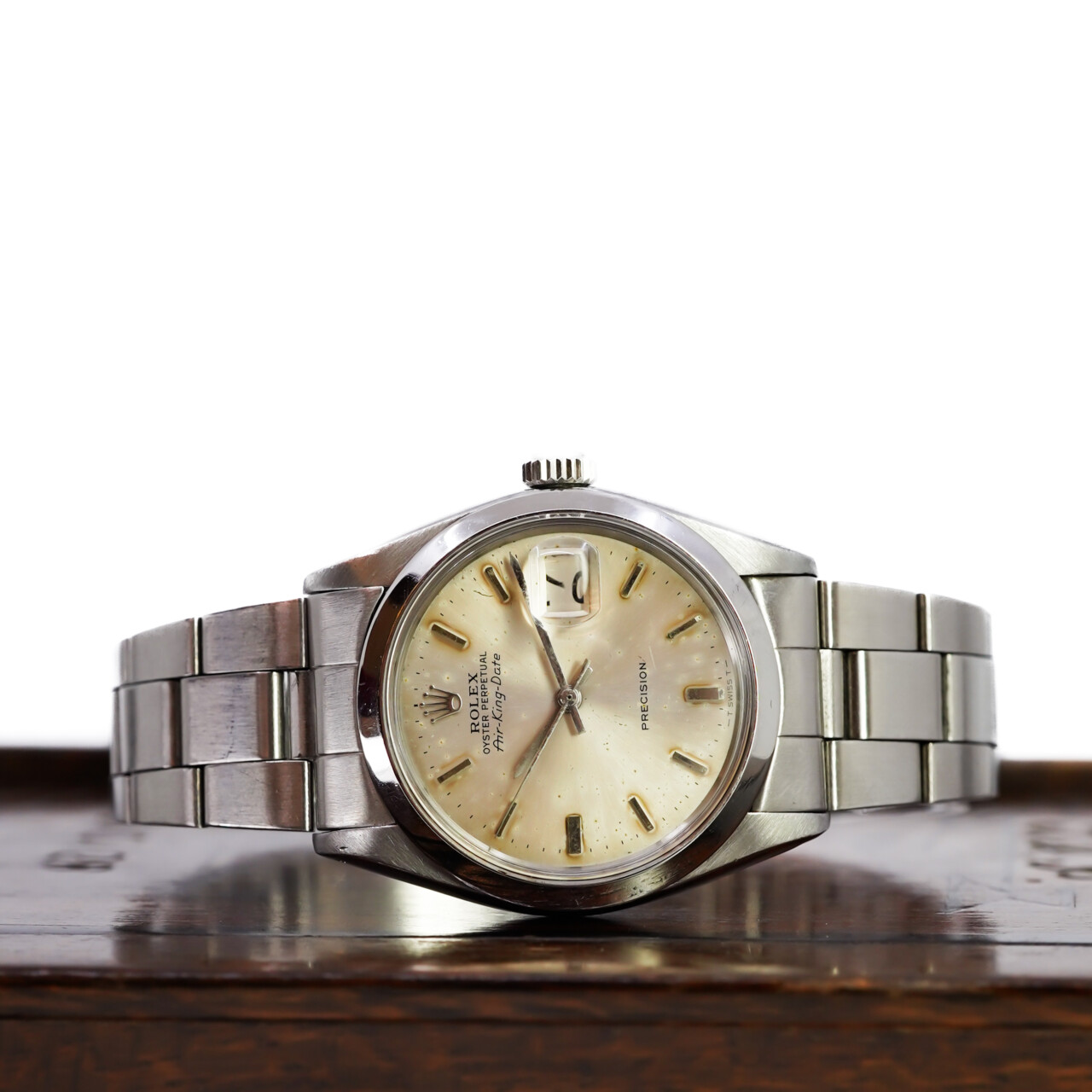 Vintage Rolex Air-King Date Precision 5700 Watch – c.1966 #66178 Vintage Rolex Air-King Date Precision 5700 Watch – c.1966 #66178 - Image 11