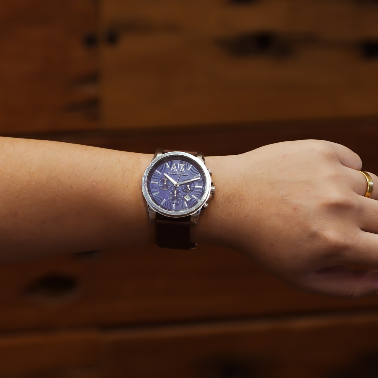 Armani Exchange AX2501 44mm Quartz Chronograph Watch #66092 Armani Exchange AX2501 44mm Quartz Chronograph Watch #66092 - Image 3