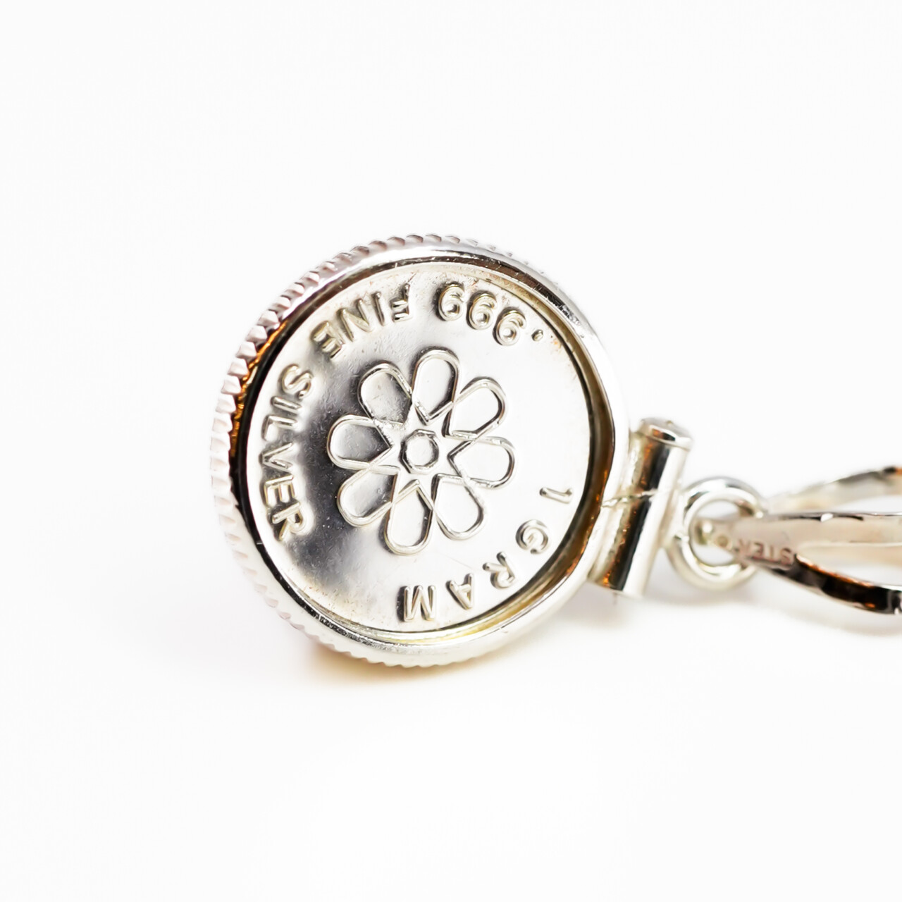 Small Fine Silver 1.0Gr Liberty Coin in Sterling Silver Mount #64619-5 Small Fine Silver 1.0Gr Liberty Coin in Sterling Silver Mount #64619-5 - Image 6