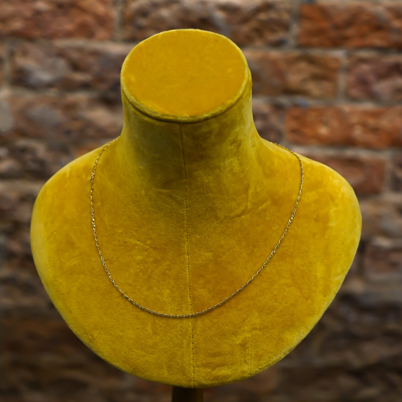 9ct Yellow Gold Figaro Link Chain Necklace 60cm #66185