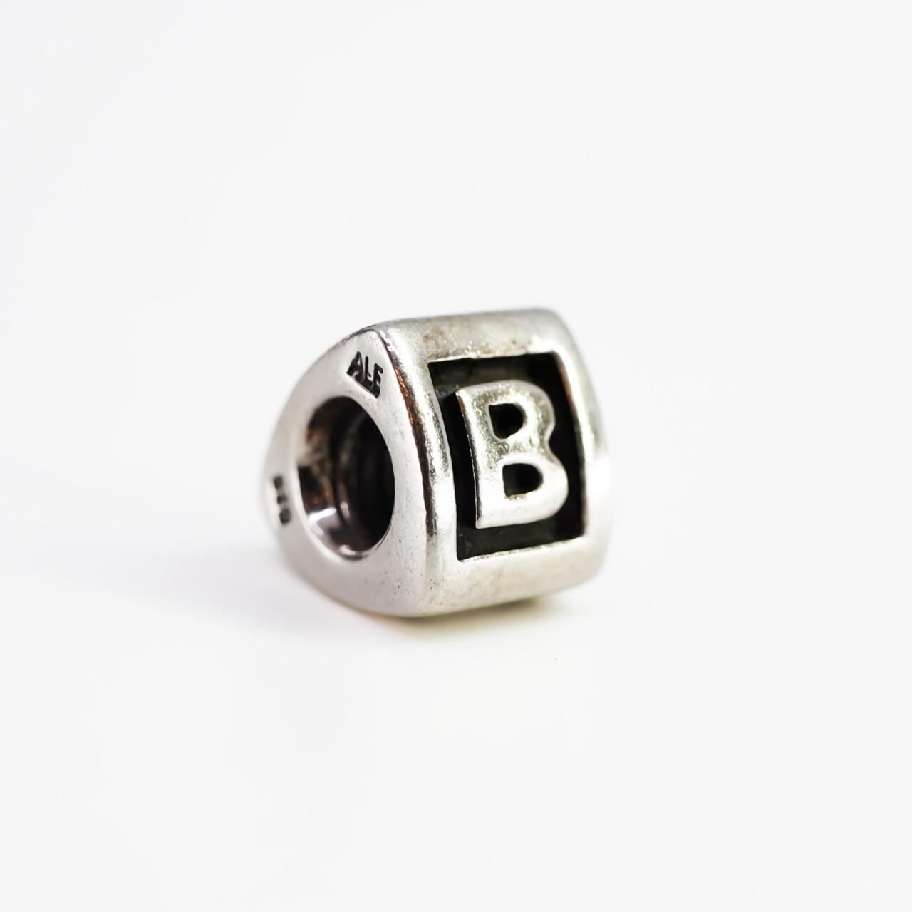 Pandora Sterling Silver Letter B Alphabet Charm #65169-8