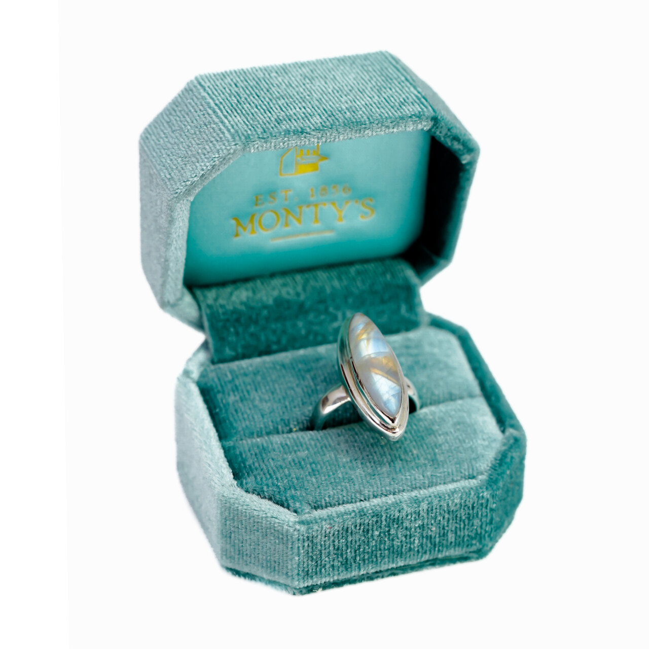 Sterling Silver White Labradorite Ring – Size R #66465 Sterling Silver White Labradorite Ring – Size R #66465 - Image 8