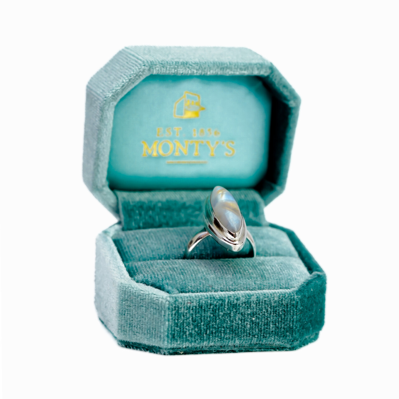 Sterling Silver White Labradorite Ring – Size R #66465 Sterling Silver White Labradorite Ring – Size R #66465 - Image 10
