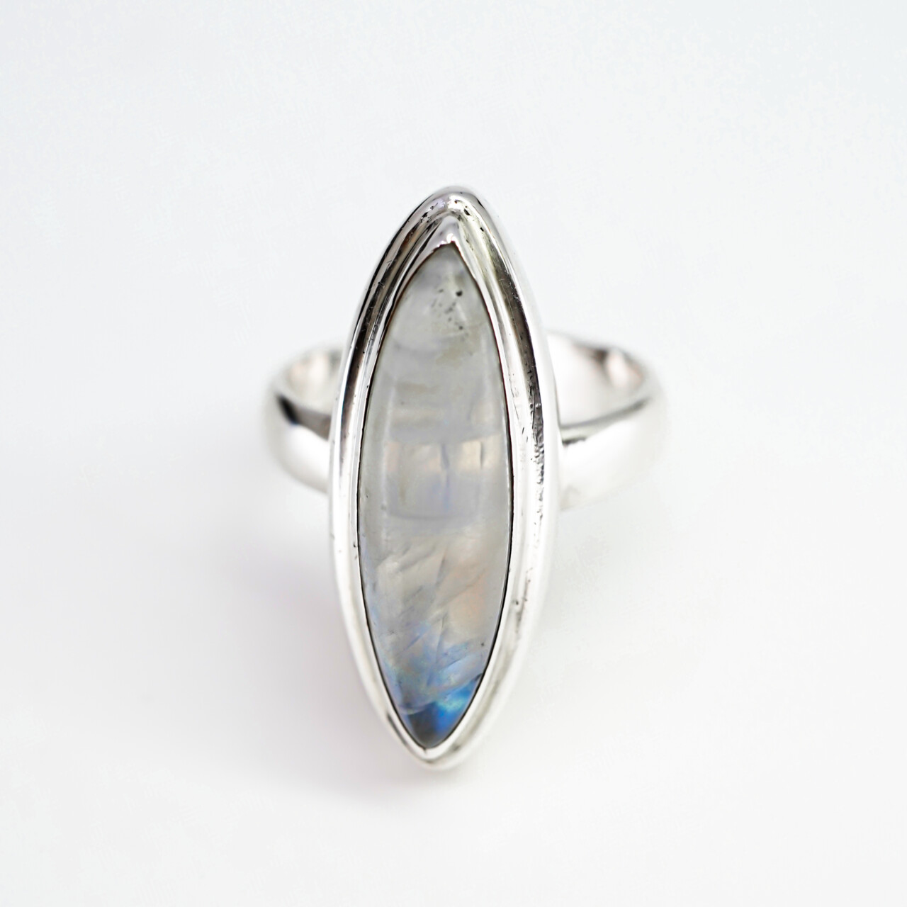 Sterling Silver White Labradorite Ring – Size R #66465 Sterling Silver White Labradorite Ring – Size R #66465 - Image 5