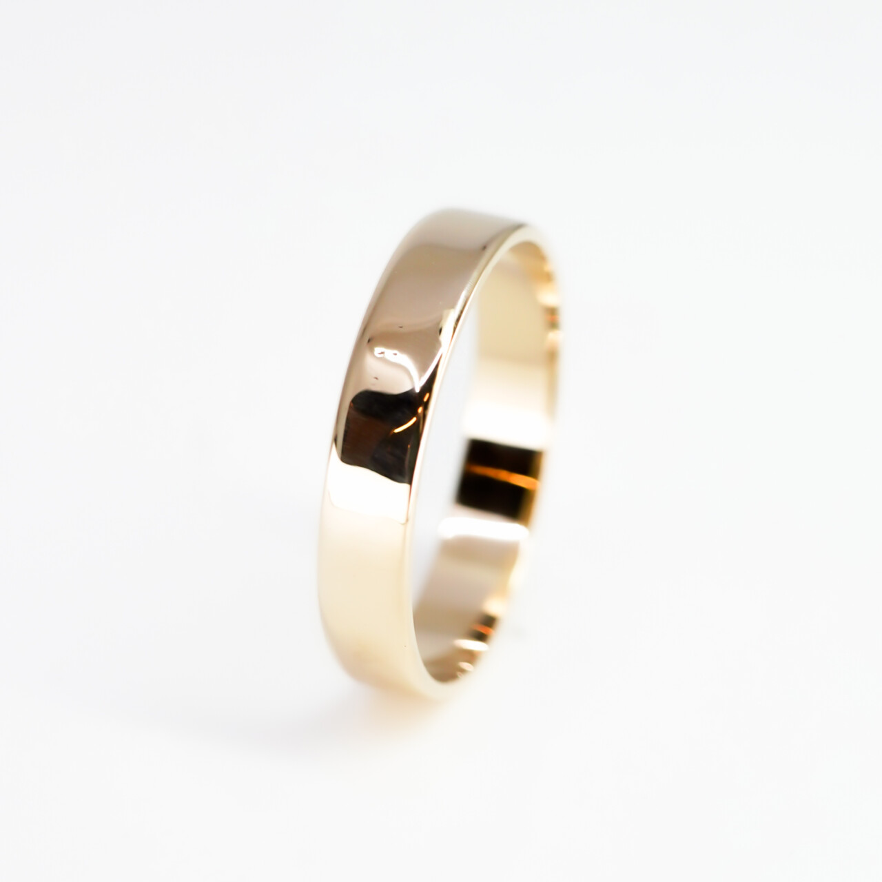 9ct Yellow Gold 3.8mm Wedding Band Ring Size N 1/2 #66211 9ct Yellow Gold 3.8mm Wedding Band Ring Size N 1/2 #66211 - Image 6