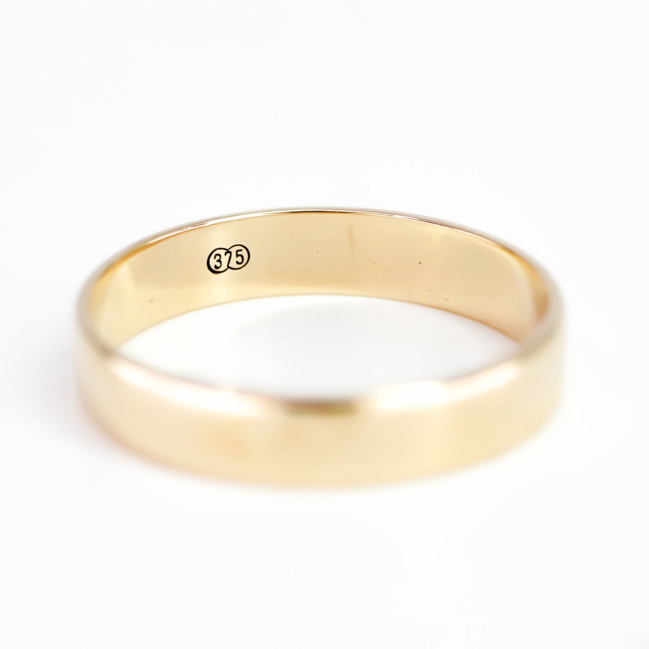 9ct Yellow Gold 3.8mm Wedding Band Ring Size N 1/2 #66211 9ct Yellow Gold 3.8mm Wedding Band Ring Size N 1/2 #66211 - Image 5