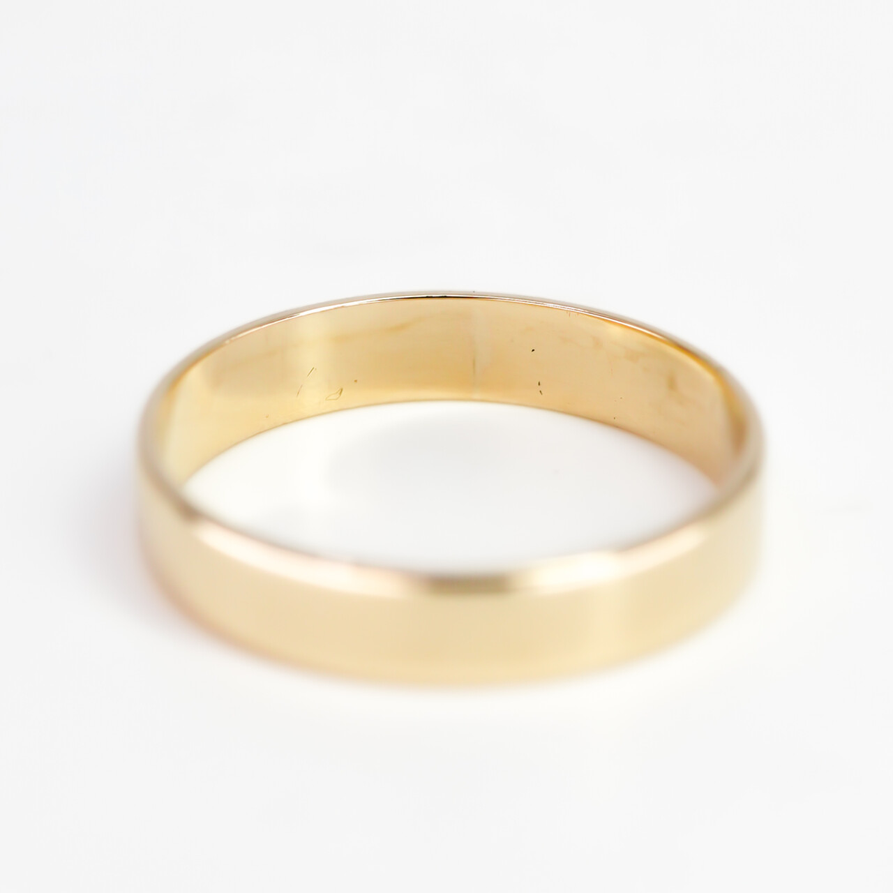 9ct Yellow Gold 3.8mm Wedding Band Ring Size N 1/2 #66211 9ct Yellow Gold 3.8mm Wedding Band Ring Size N 1/2 #66211 - Image 4