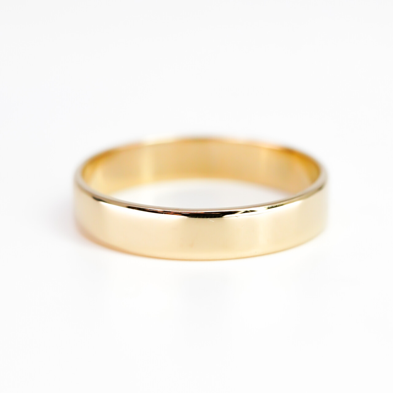 9ct Yellow Gold 3.8mm Wedding Band Ring Size N 1/2 #66211 9ct Yellow Gold 3.8mm Wedding Band Ring Size N 1/2 #66211