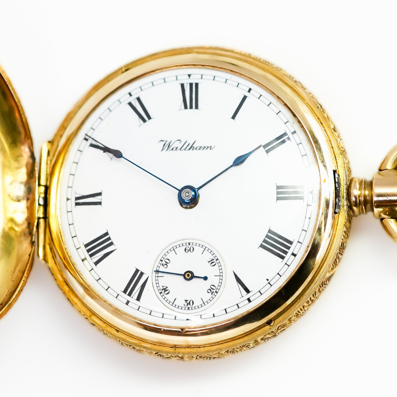 18ct Yellow Gold Waltham Fob Pocket Watch #66263 - Monty's ®