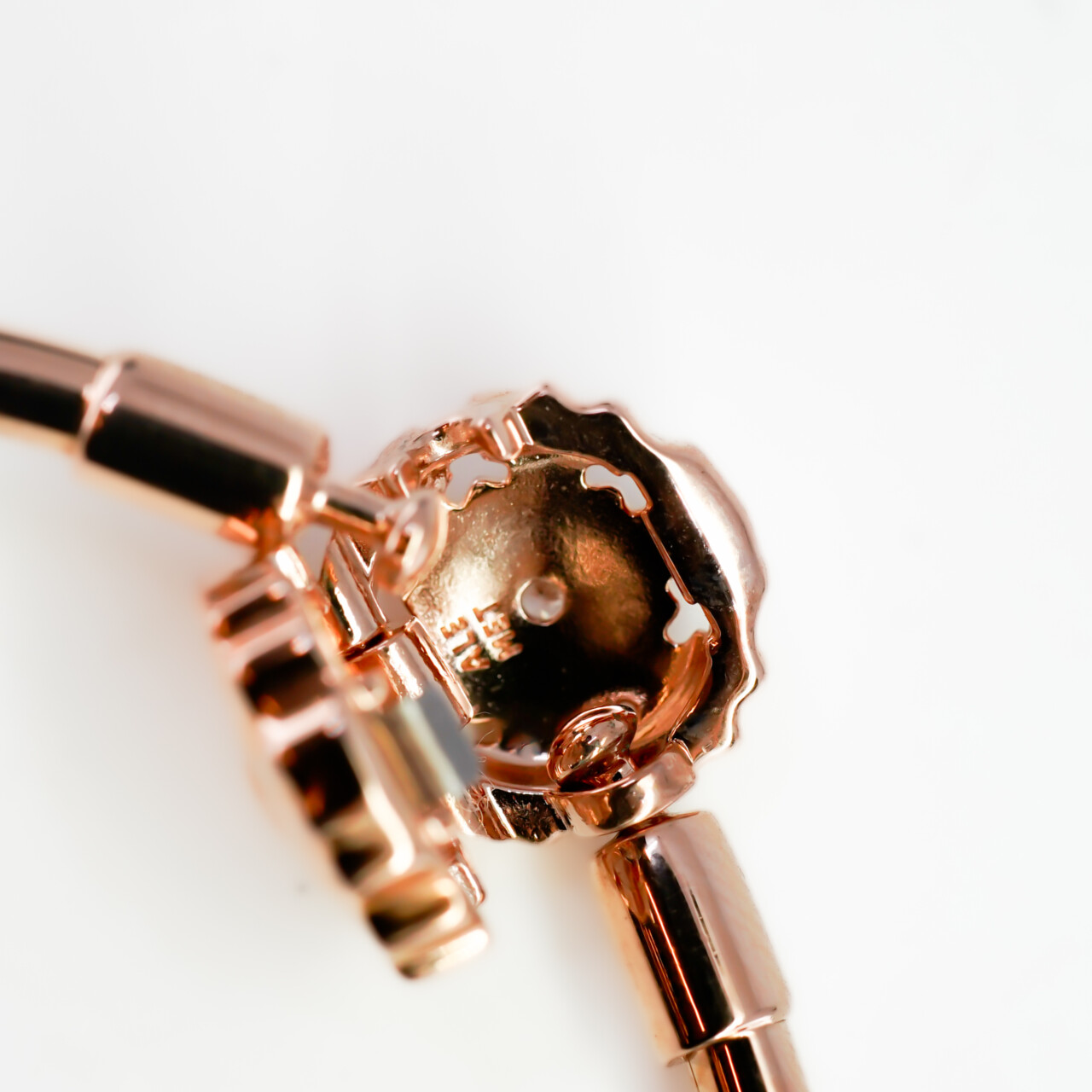 Pandora Rose Gold Plated Snowflake Bangle 54mm ALE MET #66402 Pandora Rose Gold Plated Snowflake Bangle 54mm ALE MET #66402 - Image 4