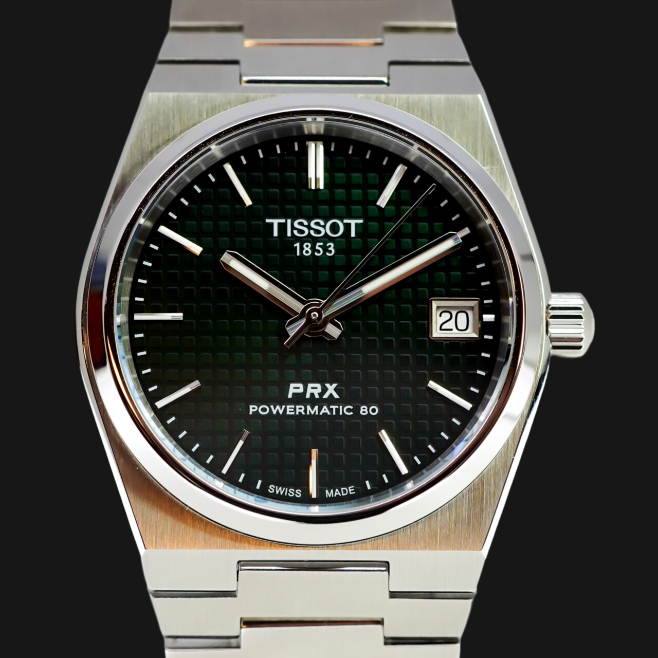 Tissot PRX Powermatic 80 Automatic 35mm Watch – Green Dial – Ref. T137.407.11.091.01 #66563