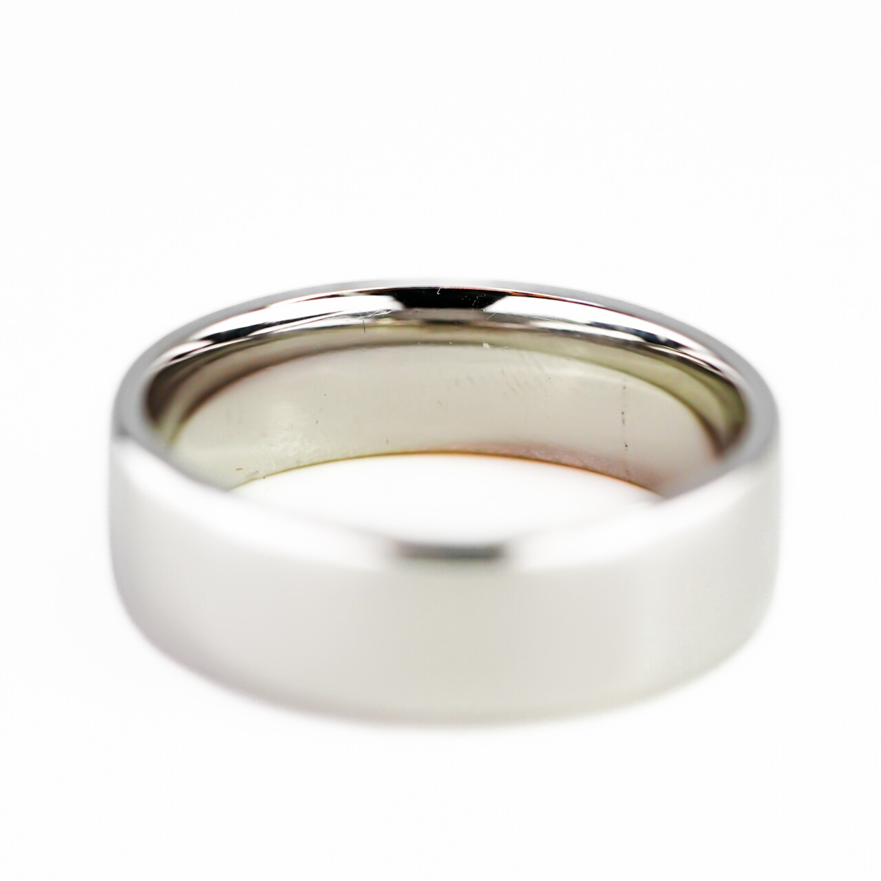 Palladium 950 Wide Wedding Band - Ring Size S #66403 Palladium 950 Wide Wedding Band - Ring Size S #66403 - Image 7