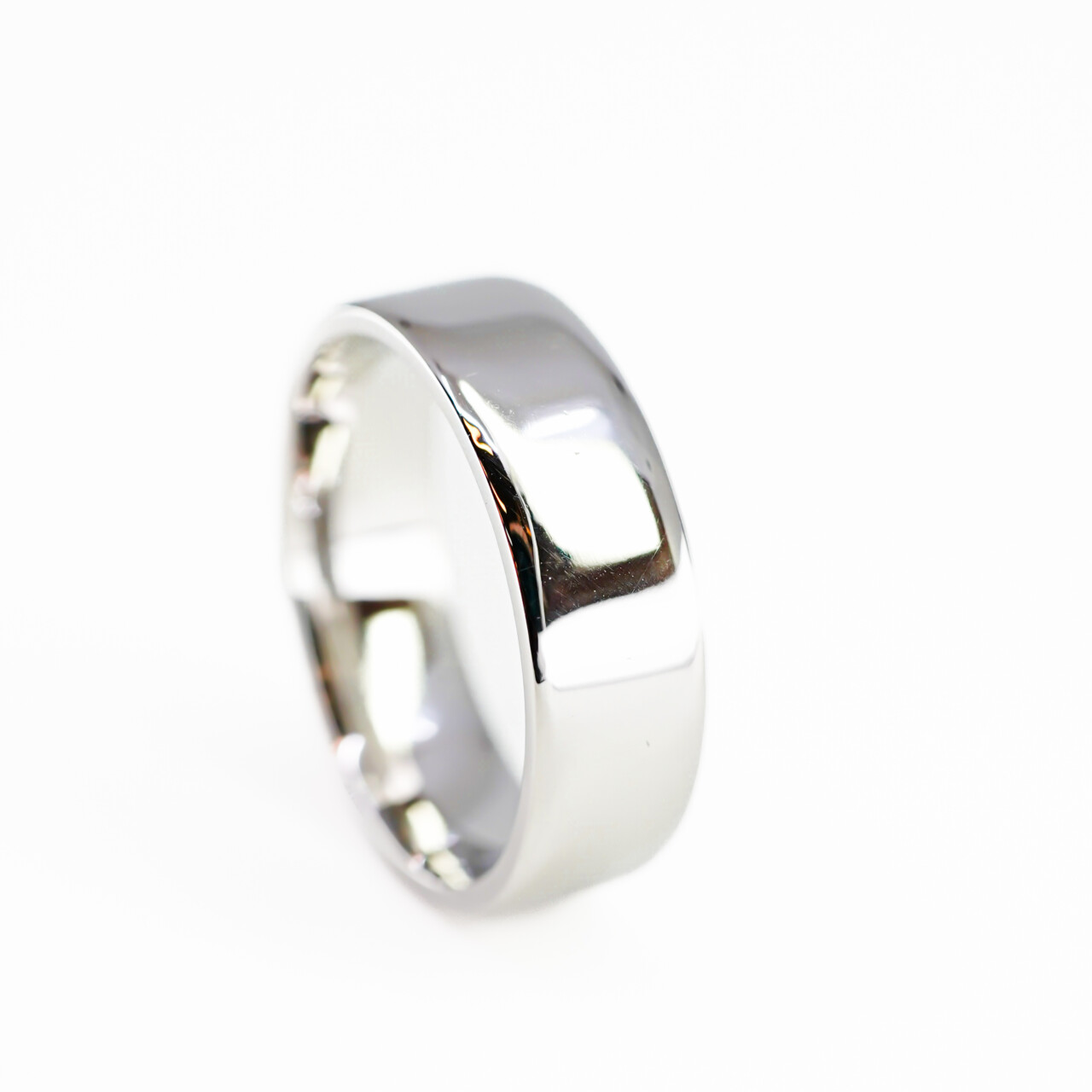 Palladium 950 Wide Wedding Band - Ring Size S #66403 Palladium 950 Wide Wedding Band - Ring Size S #66403 - Image 4