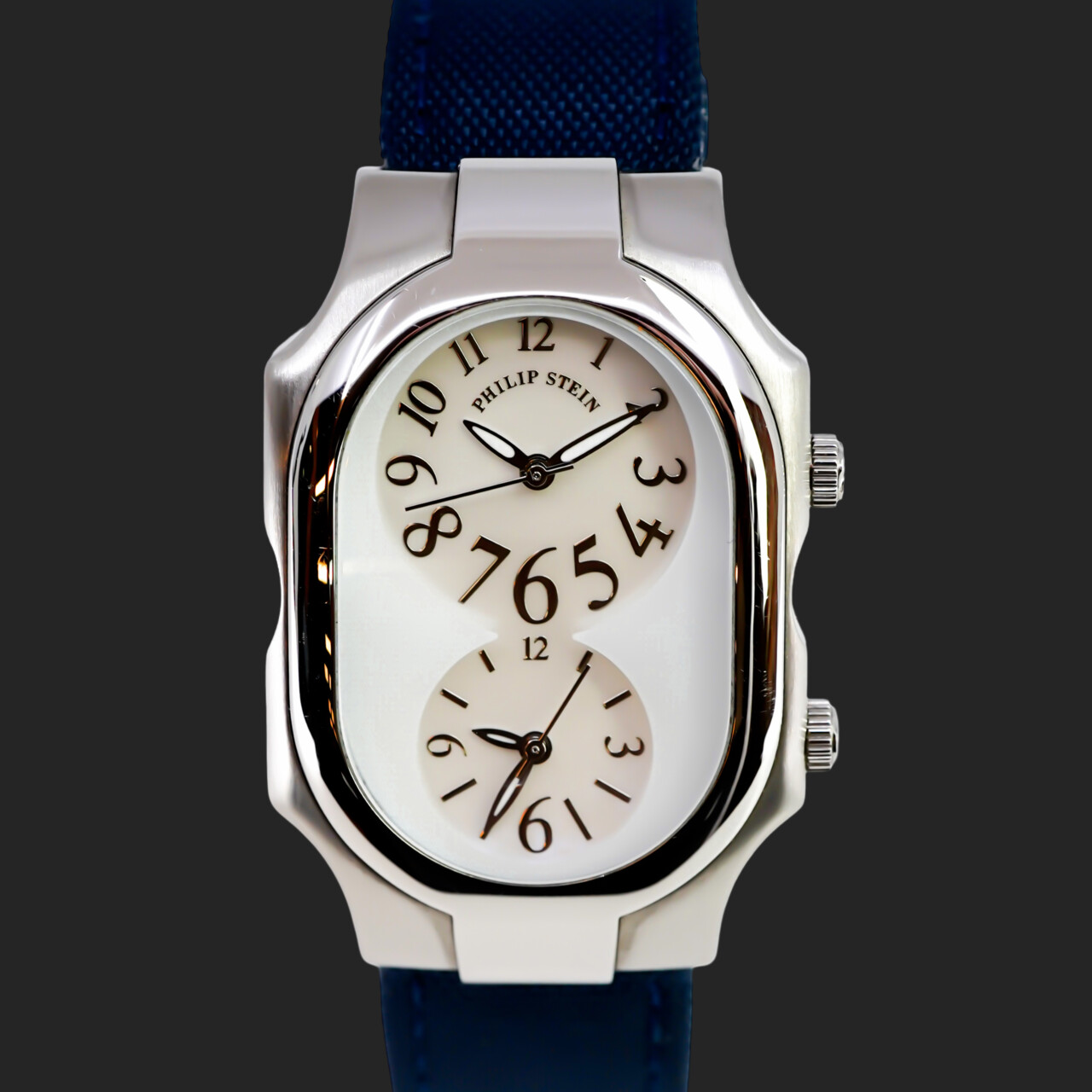 Philip Stein Ladies Signature Dual Time Watch – Boxed #66505