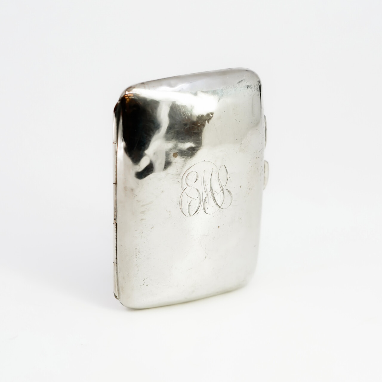 Antique Sterling Silver Compact Card Case #3156 Antique Sterling Silver Compact Card Case #3156