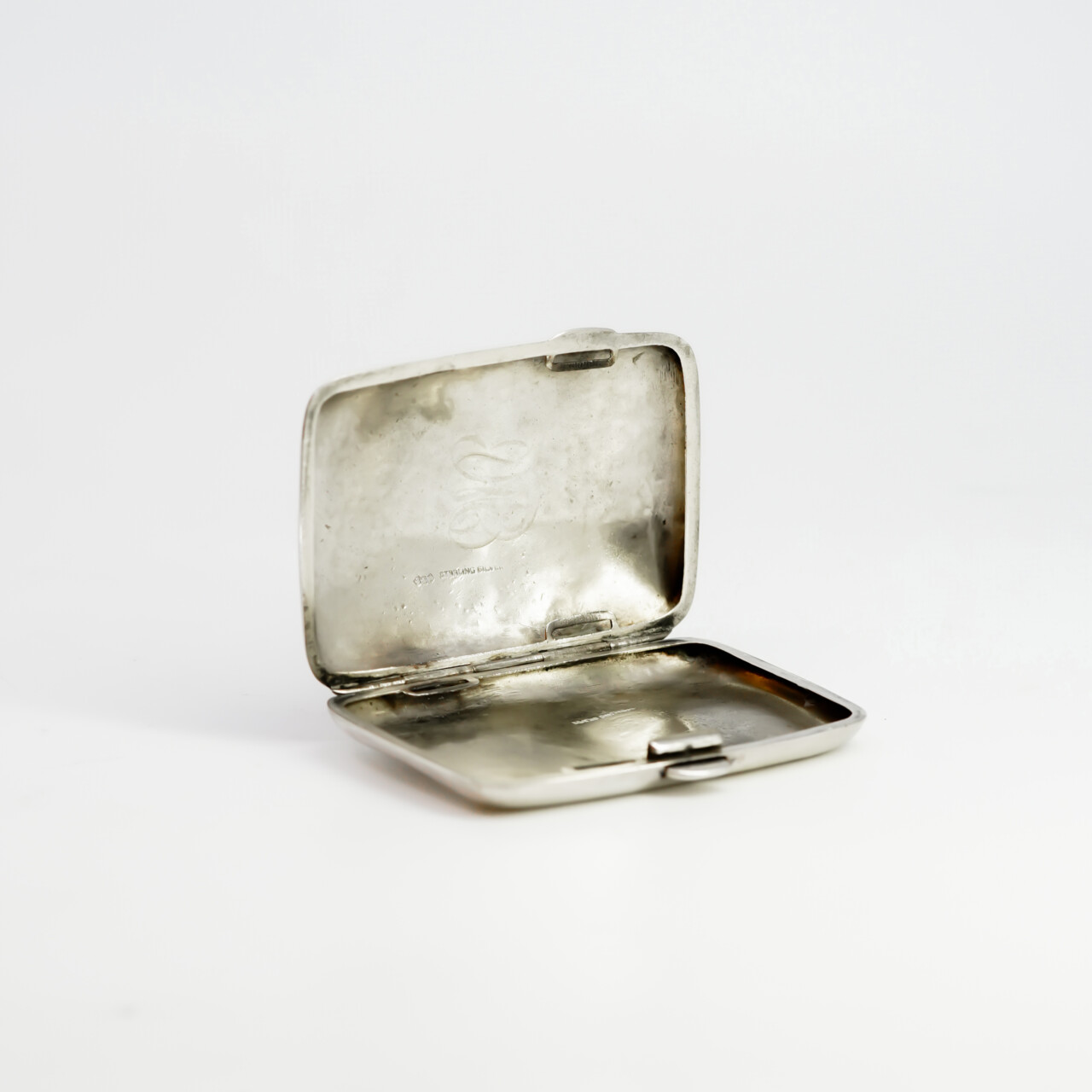 Antique Sterling Silver Compact Card Case #3156 Antique Sterling Silver Compact Card Case #3156 - Image 2