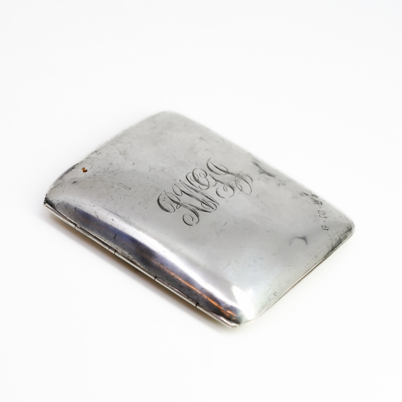 Antique Sterling Silver Cigarette Case – Birmingham 1922 – Stewart Dawson & Co. Ltd #7244-1 Antique Sterling Silver Cigarette Case – Birmingham 1922 – Stewart Dawson & Co. Ltd #7244-1 - Image 5