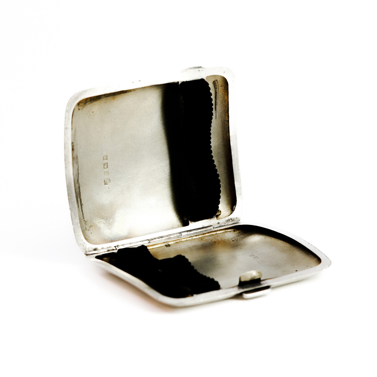 Antique Sterling Silver Cigarette Case – Birmingham 1922 – Stewart Dawson & Co. Ltd #7244-1 Antique Sterling Silver Cigarette Case – Birmingham 1922 – Stewart Dawson & Co. Ltd #7244-1 - Image 2