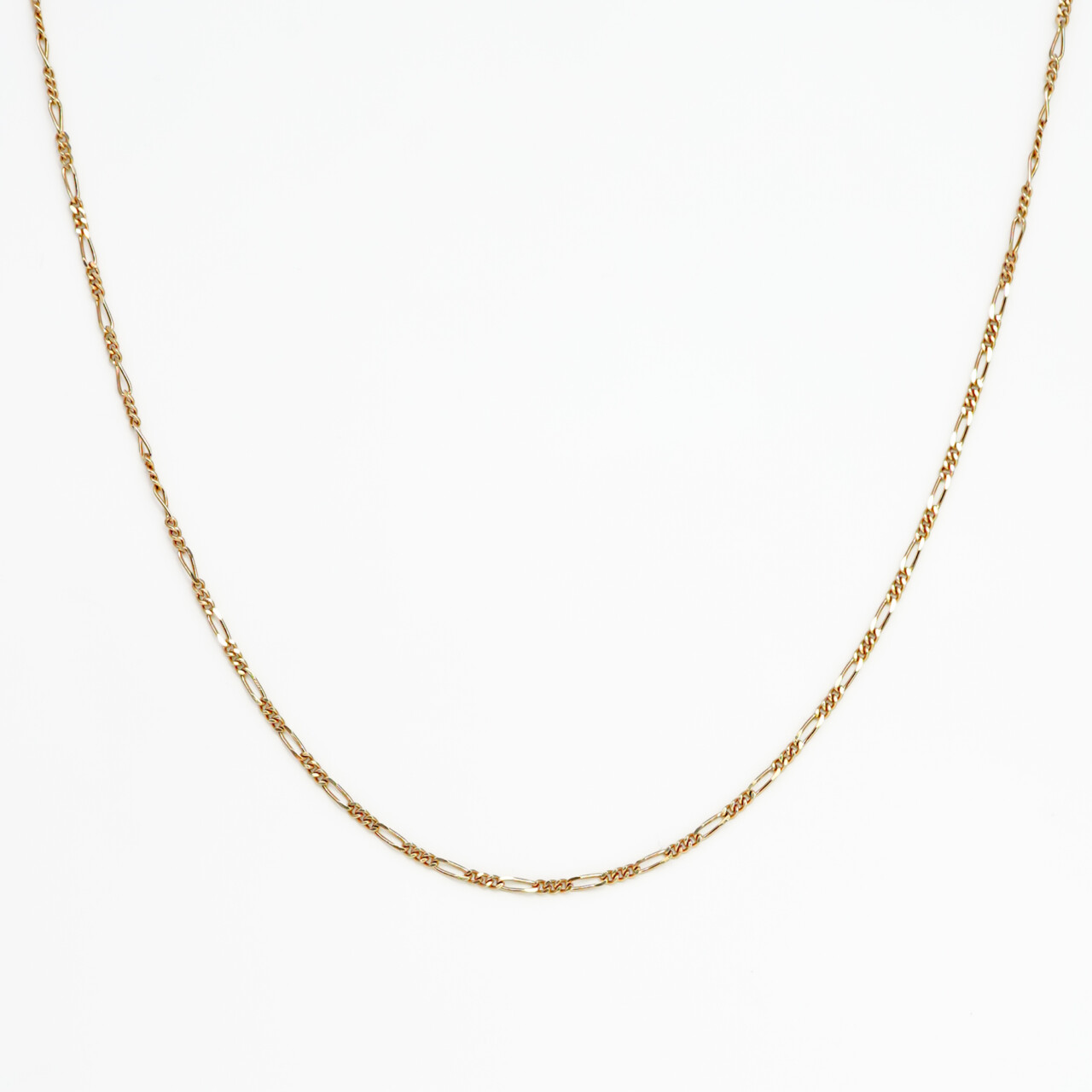 Fine 9ct Yellow Gold Figaro Chain – 40cm #66699