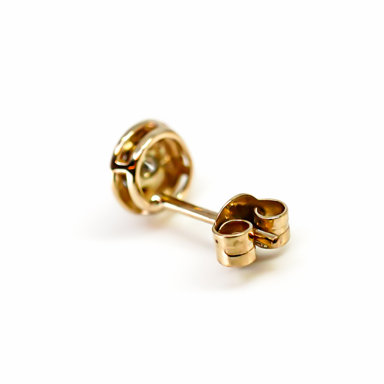 9ct Yellow Gold Diamond Illusion Stud Earrings #66785 9ct Yellow Gold Diamond Illusion Stud Earrings #66785 - Image 10