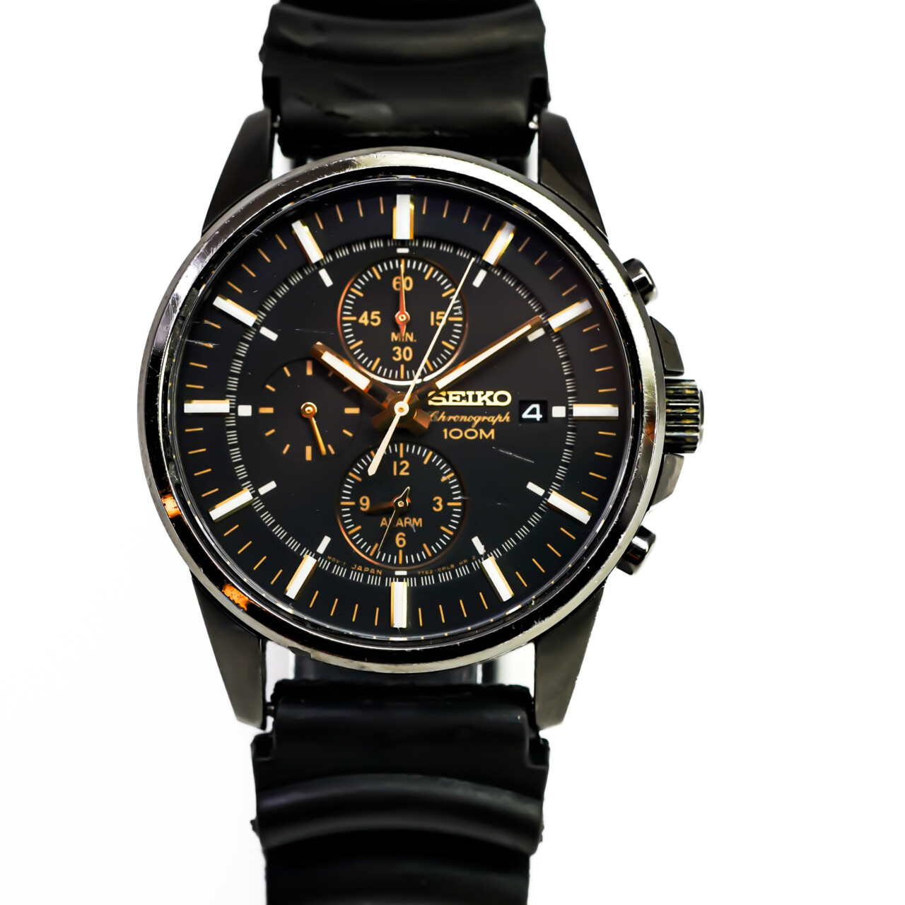 美品 SEIKO CHRONOGRAPH 7T62-0LD0 外国モデル 腕時計 Seiko 美品 SEIKO CHRONOGRAPH 7T62-0LD0 外国モデル 腕時計 Seiko