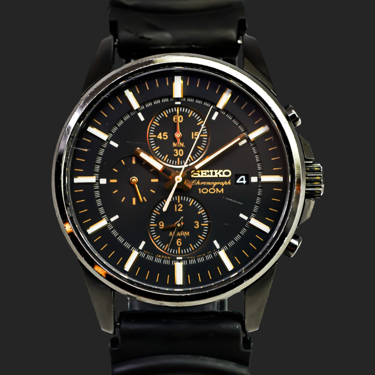 美品 SEIKO CHRONOGRAPH 7T62-0LD0 外国モデル 腕時計 SEIKO クロノグラフ 7T62-0LD0 腕時計 - メルカリ