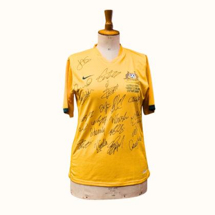 Australia v Croatia 2006 World Cup Jersey – Signed by Socceroos Squad #67109