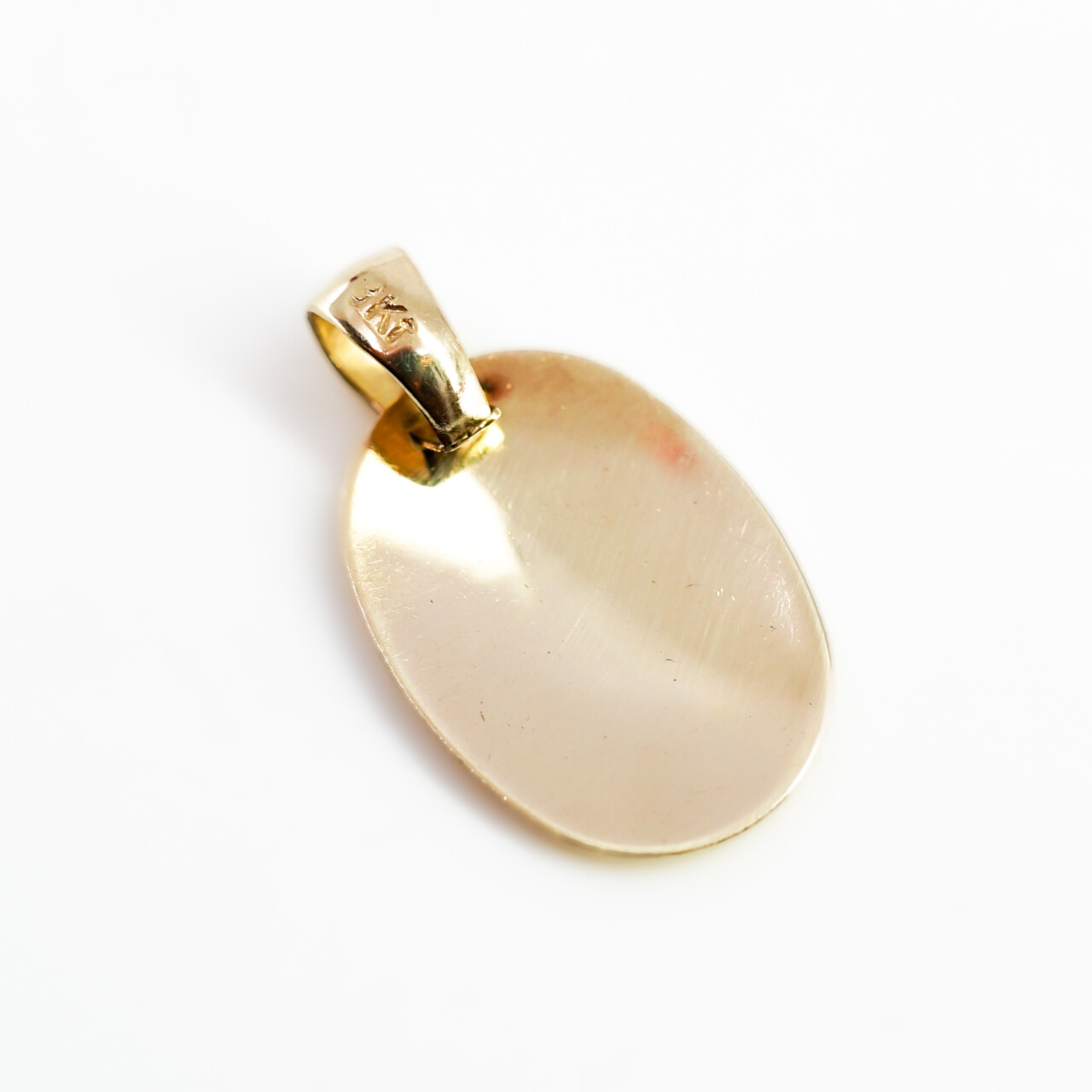 9ct Yellow Gold Praying Angel Pendant #66698 9ct Yellow Gold Praying Angel Pendant #66698 - Image 4