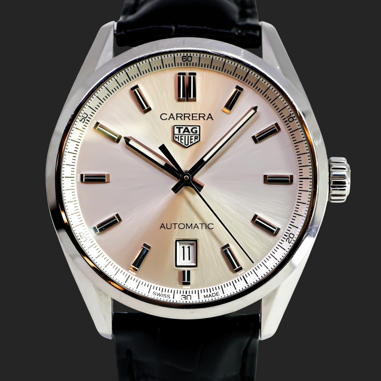 TAG Heuer Carrera WBN2111 Automatic Watch – Silver Dial – 39mm #66938