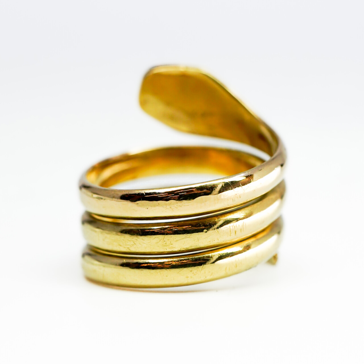 Antique 18ct Gold Coiled Snake Diamond Ring – London c.1873 #66839 Antique 18ct Gold Coiled Snake Diamond Ring – London c.1873 #66839 - Image 7