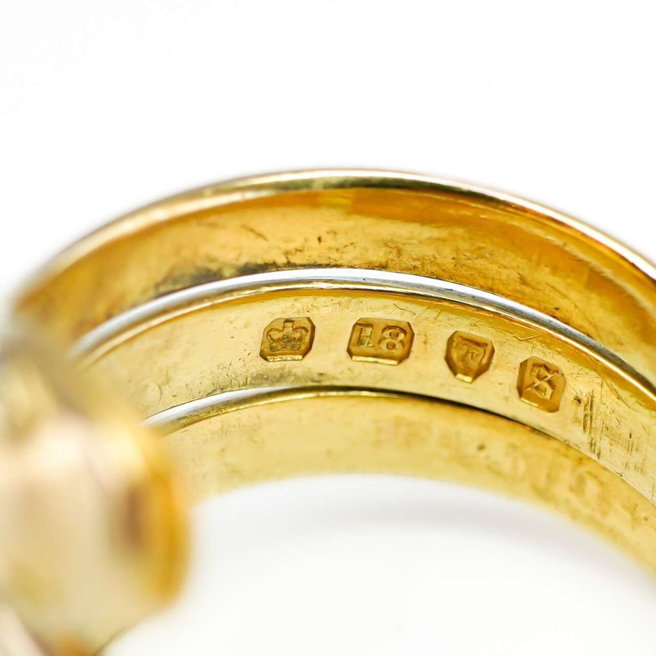 Antique 18ct Gold Coiled Snake Diamond Ring – London c.1873 #66839 Antique 18ct Gold Coiled Snake Diamond Ring – London c.1873 #66839 - Image 4