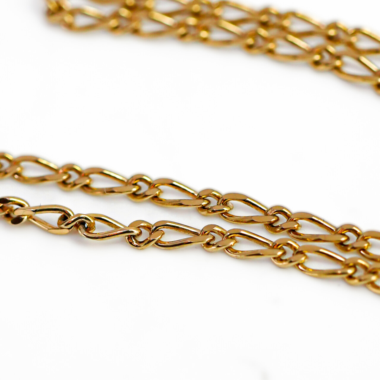 9ct Yellow Gold 1 & 1 Figaro Link Chain Necklace 50cm #66833 9ct Yellow Gold 1 & 1 Figaro Link Chain Necklace 50cm #66833 - Image 2