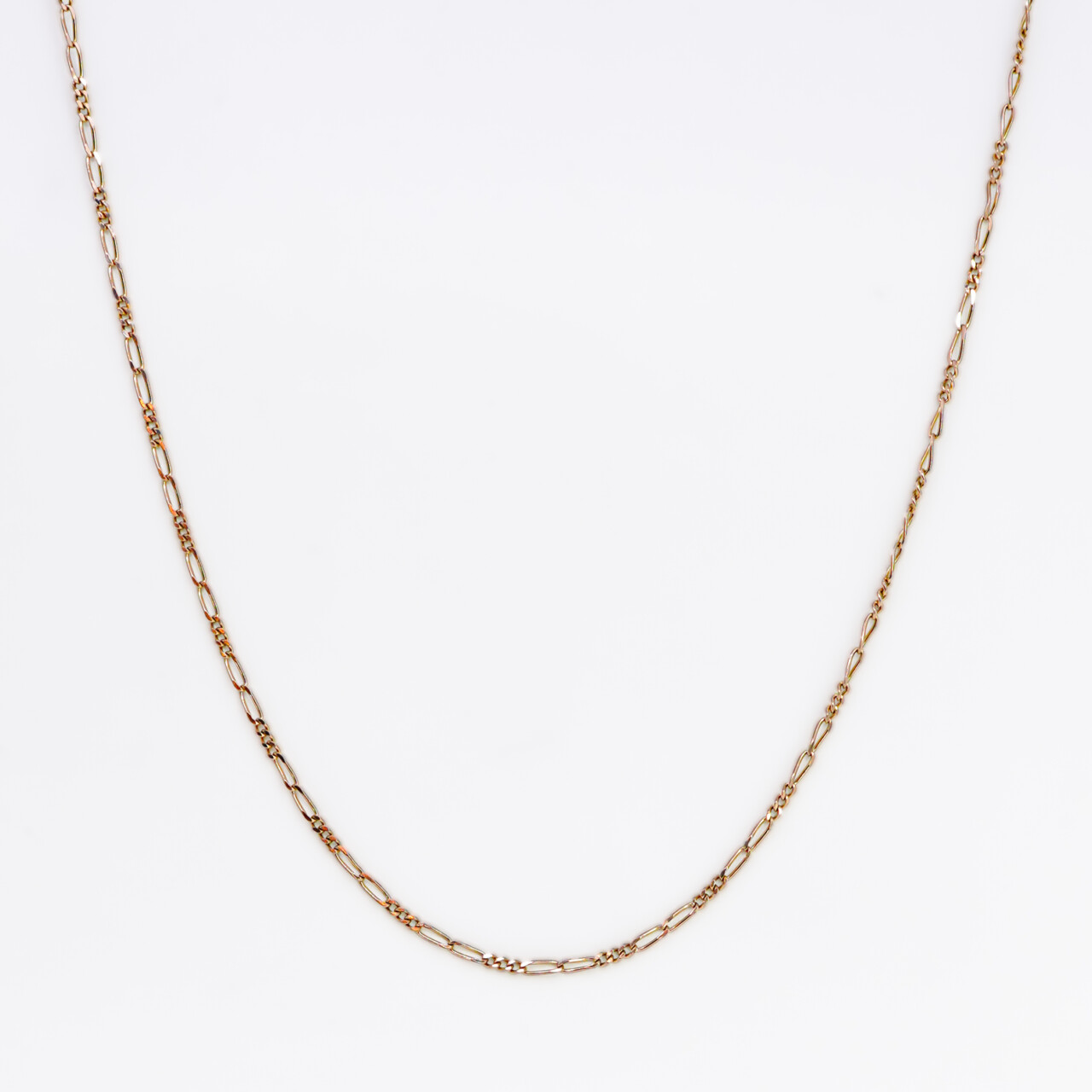 9ct Yellow Gold 2-3 Figaro Chain – 46cm #65086