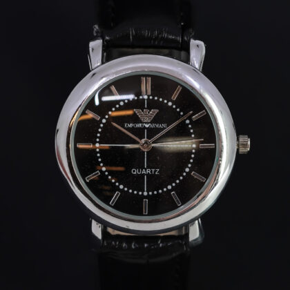 Emporio Armani 8013 Ladies Watch – 35mm Black Dial #64534