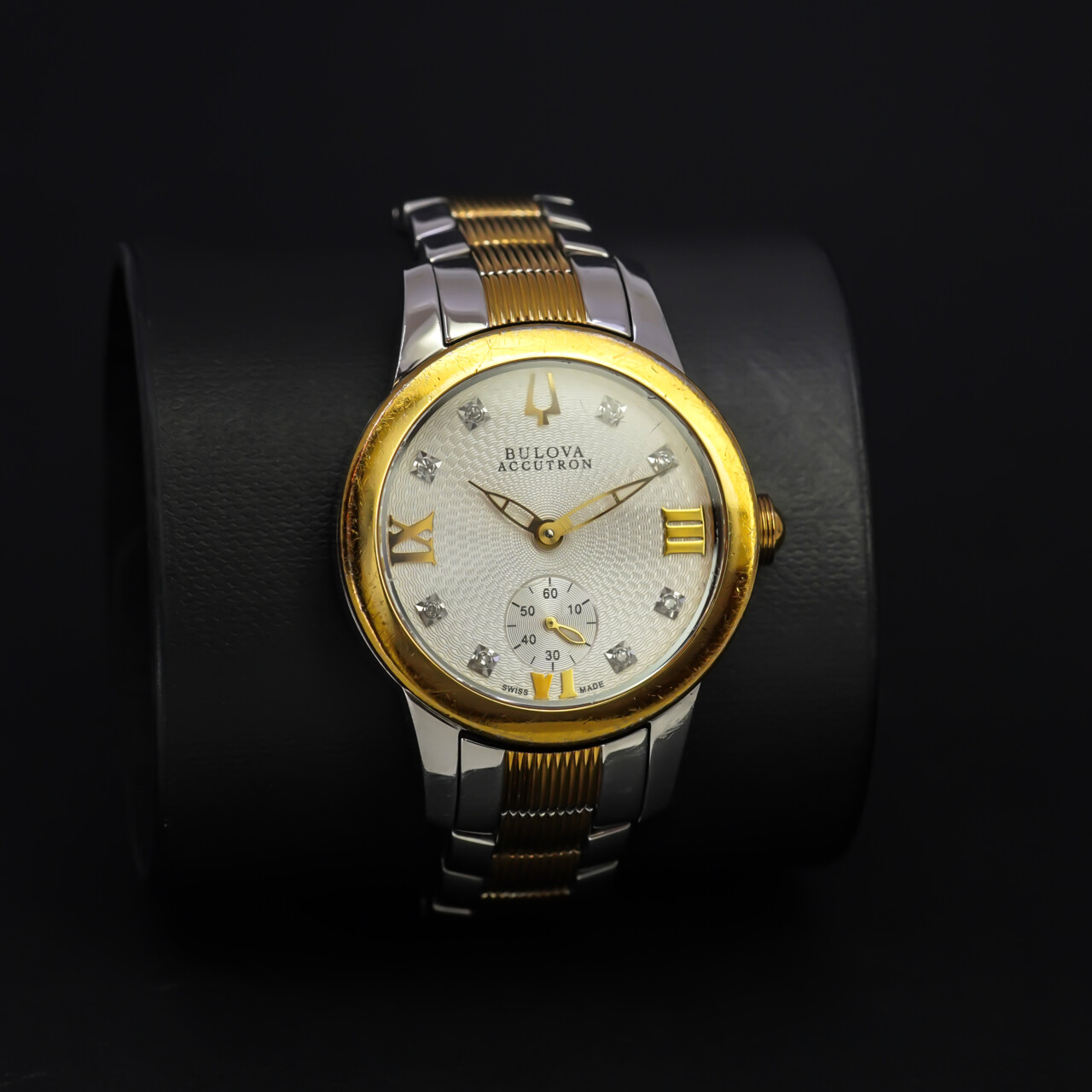 Bulova Accutron 65P100 31mm 2-Tone Swiss Diamond Watch #59385 Bulova Accutron 65P100 31mm 2-Tone Swiss Diamond Watch #59385 - Image 11