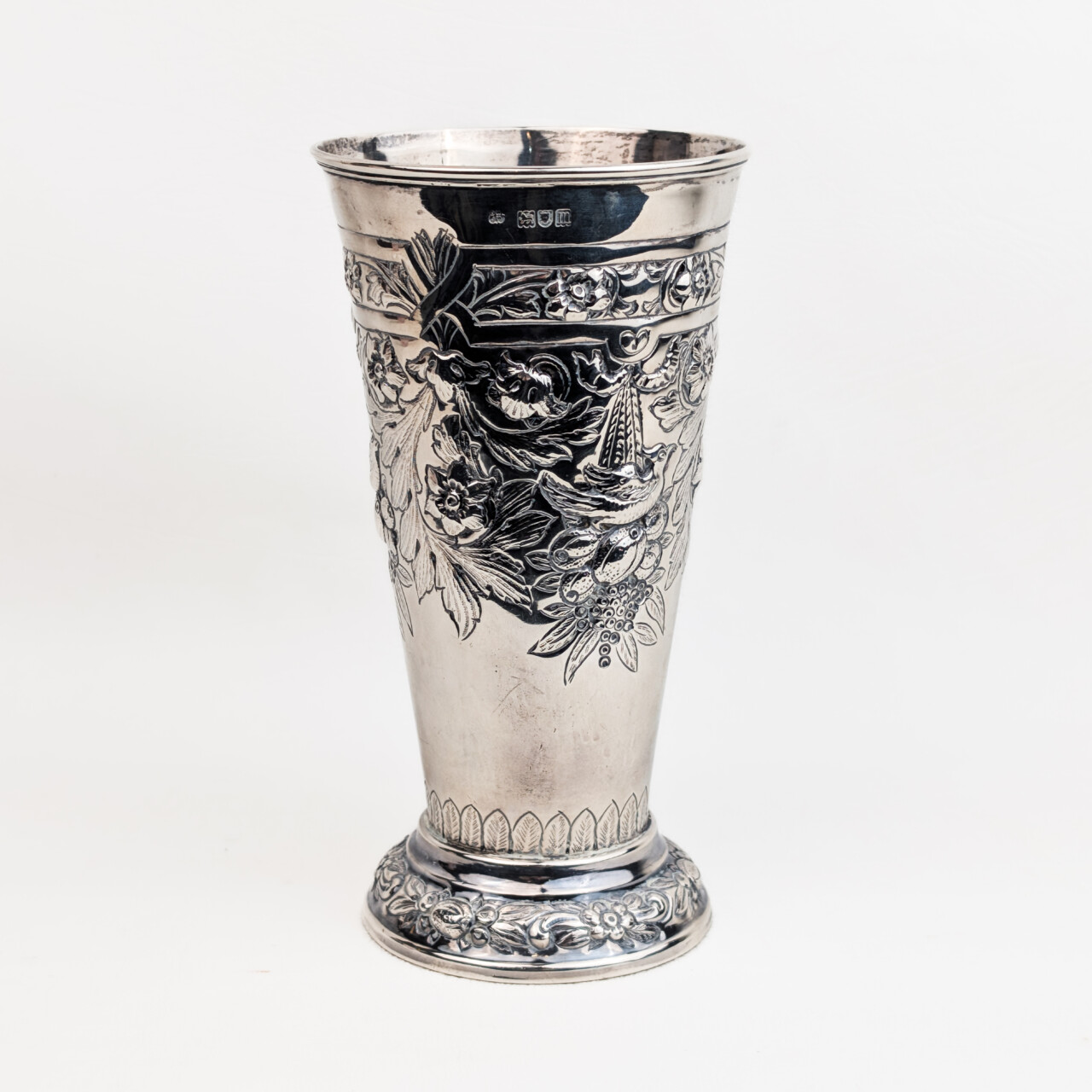 Antique Ornate Sterling Silver Presentation Vase – Lord Roberts c.1907 #66720