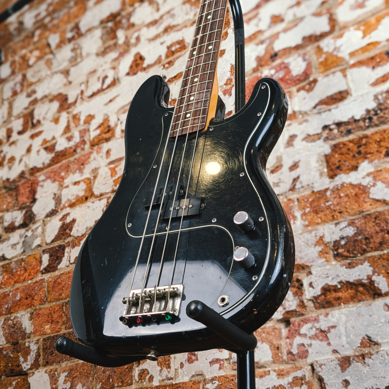 Vintage 1983/84 Squier SQ Precision Bass Guitar – Made in Japan (Black) #65611 Vintage 1983/84 Squier SQ Precision Bass Guitar – Made in Japan (Black) #65611 - Image 3