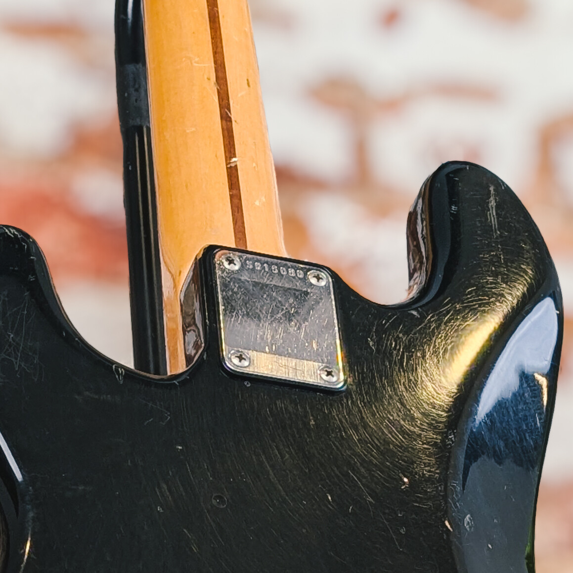Vintage 1983/84 Squier SQ Precision Bass Guitar – Made in Japan (Black) #65611 Vintage 1983/84 Squier SQ Precision Bass Guitar – Made in Japan (Black) #65611 - Image 9