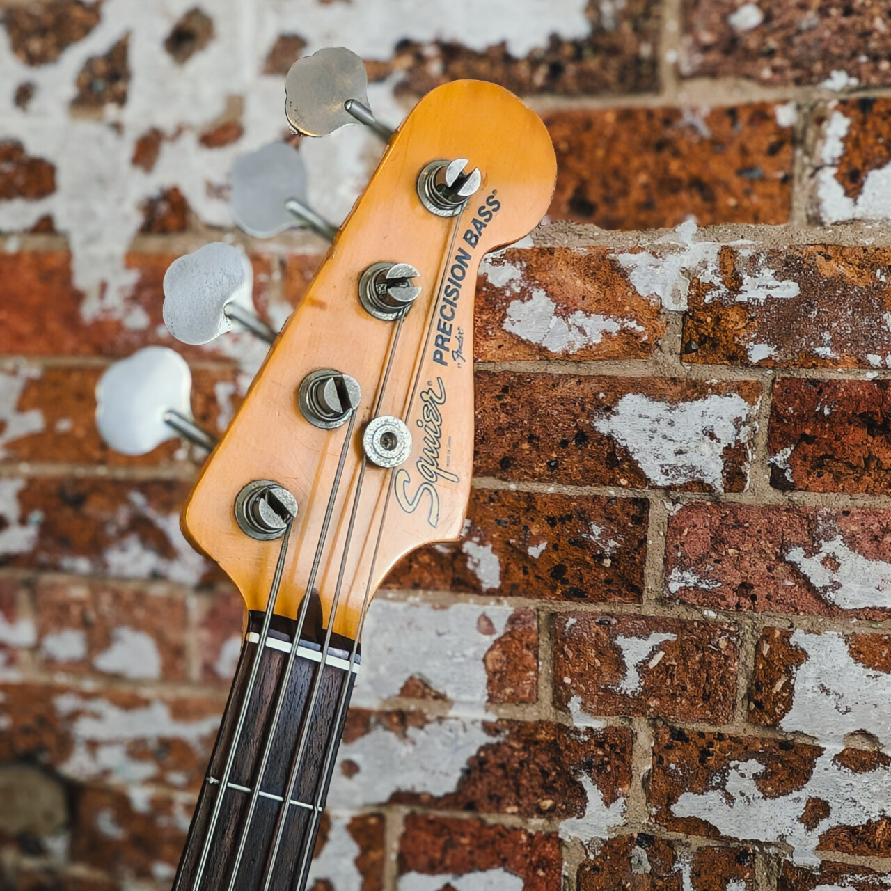 Vintage 1983/84 Squier SQ Precision Bass Guitar – Made in Japan (Black) #65611 Vintage 1983/84 Squier SQ Precision Bass Guitar – Made in Japan (Black) #65611 - Image 5