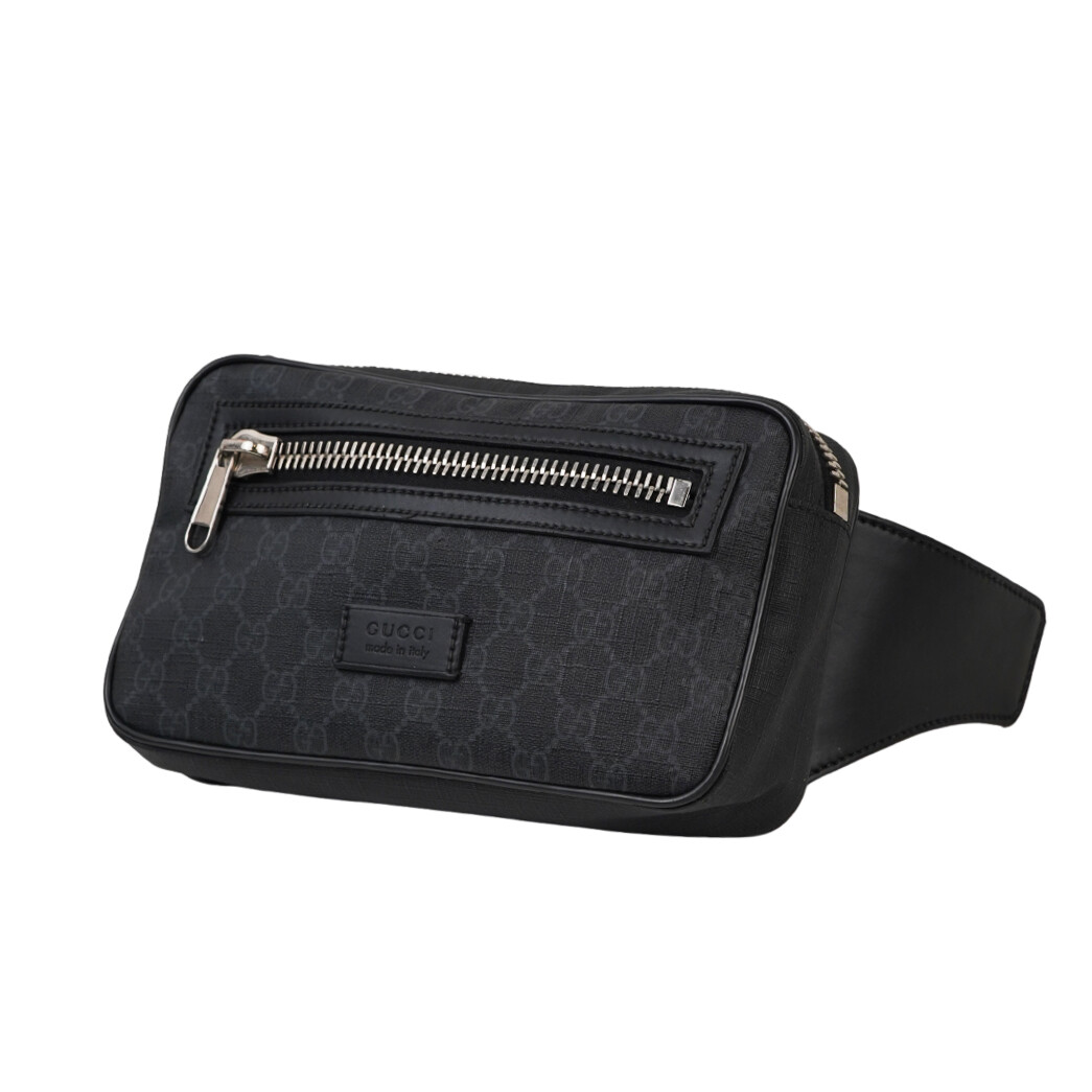 Gucci GG Supreme Black Small Belt Bag – Style 474298 – RRP $2100 #67097