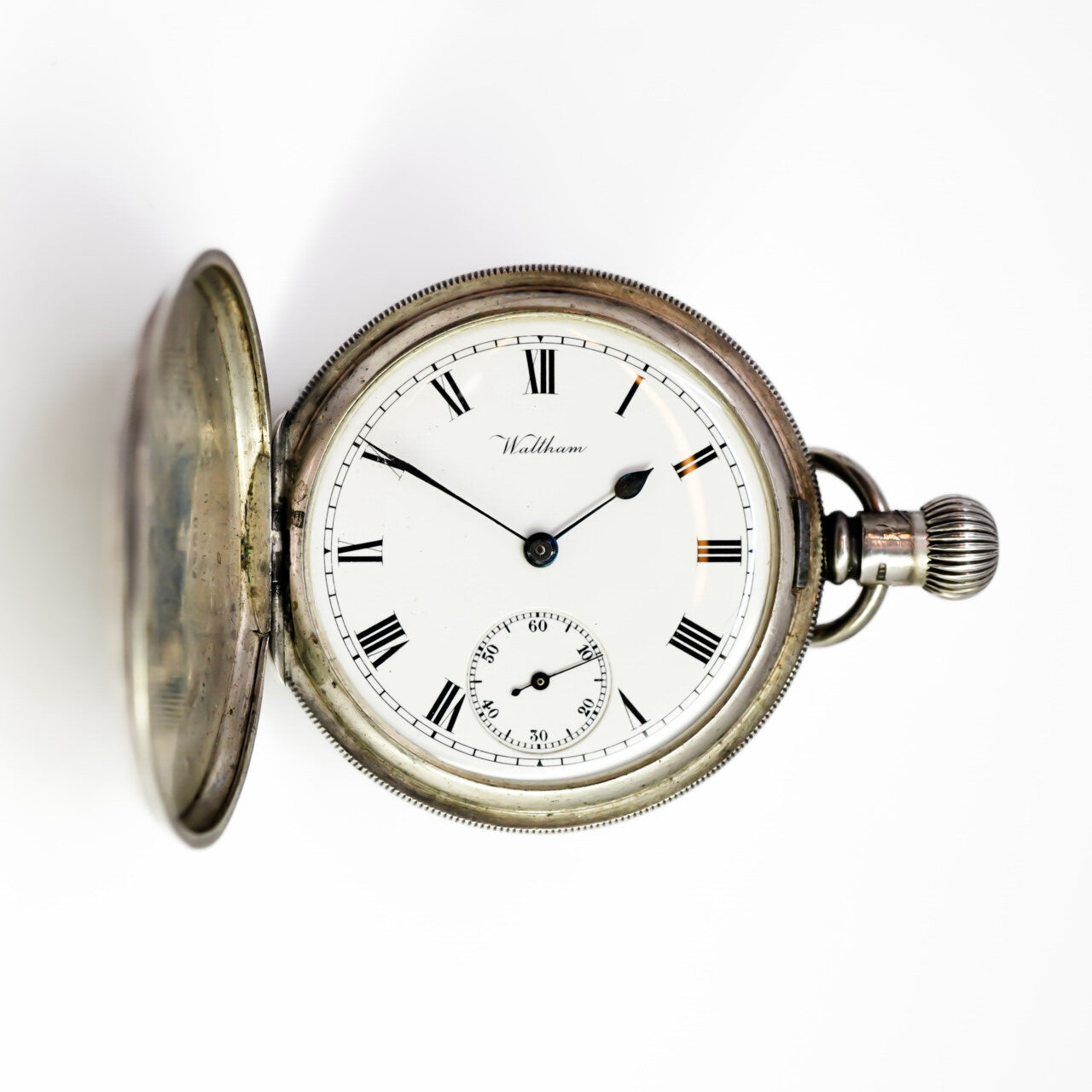 Antique Waltham Grade Bond St Sterling Silver Fob Watch 51mm – c.1912 #67684