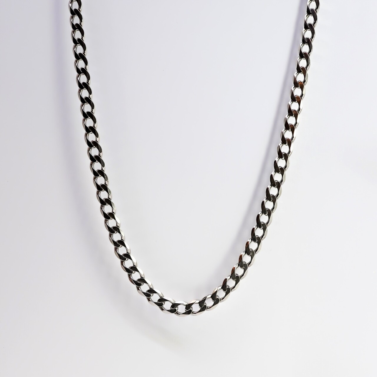 Sterling Silver Curb Link Men’s Chain / Necklace 52cm #67238