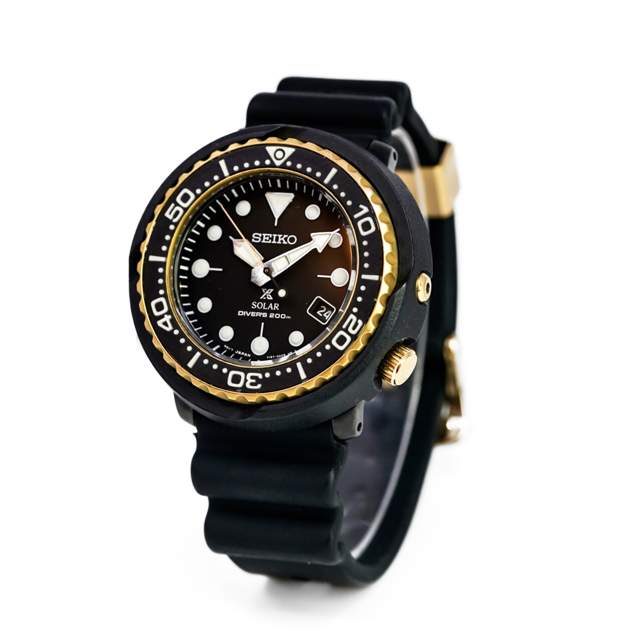Seiko Prospex Solar Diver’s Tuna Watch – V157-0CX0 – 46mm – 200m WR #66946 Seiko Prospex Solar Diver’s Tuna Watch – V157-0CX0 – 46mm – 200m WR #66946 - Image 5