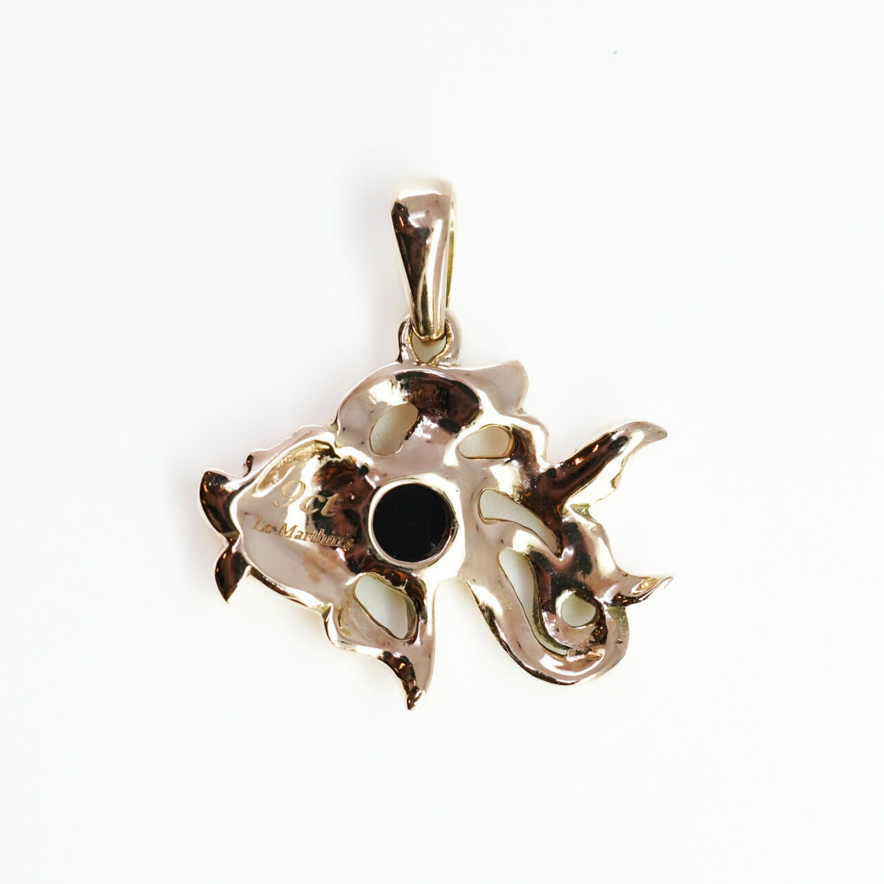 9ct Yellow Gold Opal Fish Pendant #67411 9ct Yellow Gold Opal Fish Pendant #67411 - Image 8