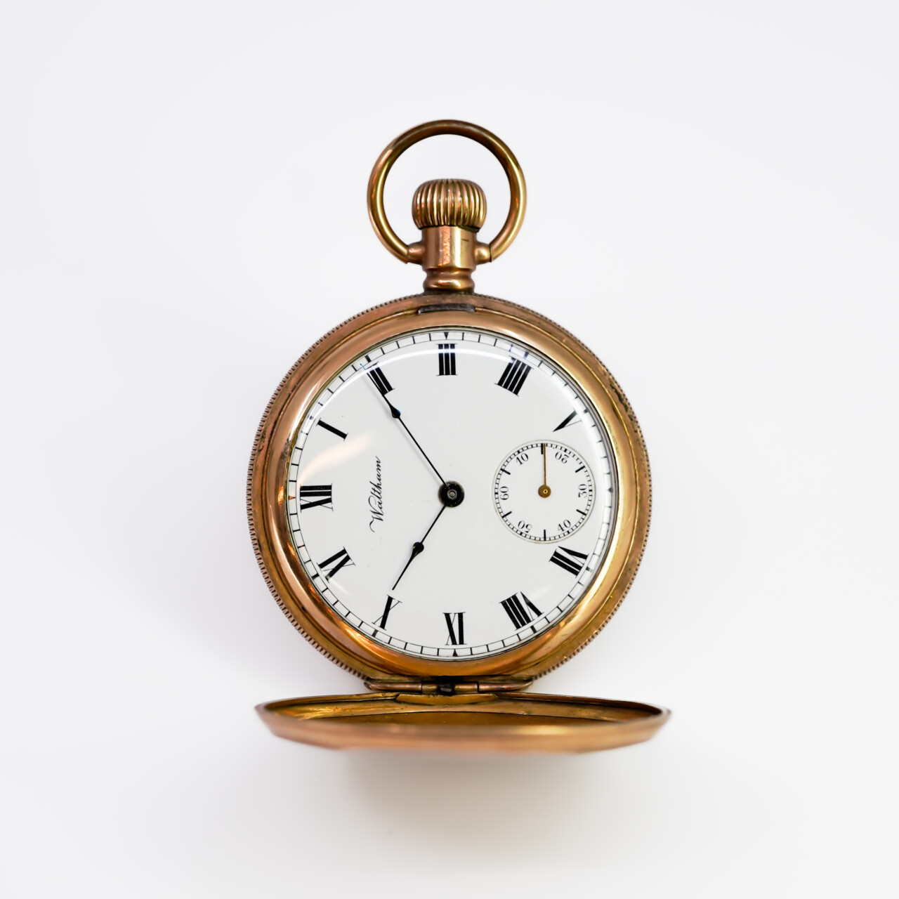 Antique Waltham Grade Equity Gold Plated Fob Watch 51mm – c.1912 (Not Working) #67688 Antique Waltham Grade Equity Gold Plated Fob Watch 51mm – c.1912 (Not Working) #67688