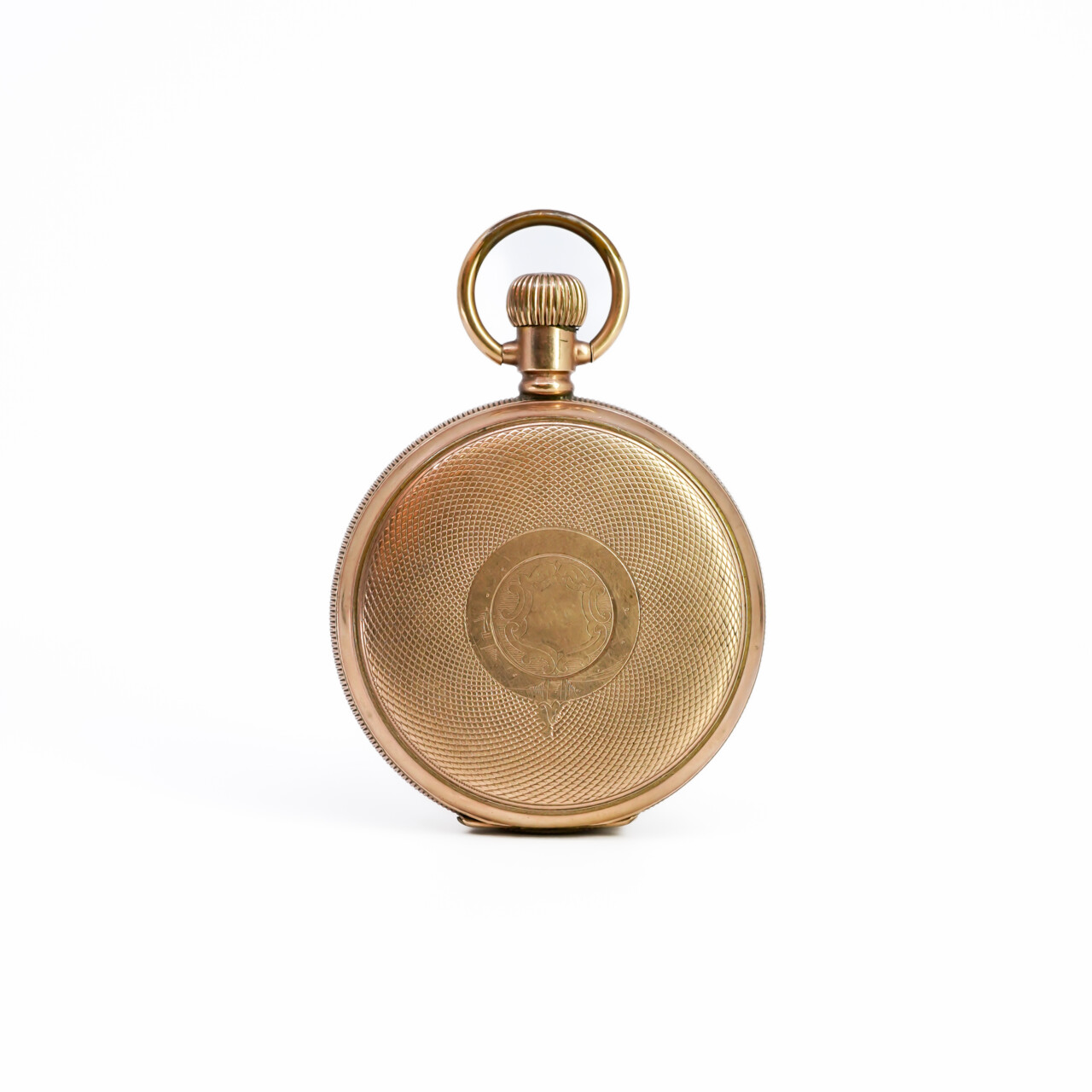 Antique Waltham Grade Equity Gold Plated Fob Watch 51mm – c.1912 (Not Working) #67688 Antique Waltham Grade Equity Gold Plated Fob Watch 51mm – c.1912 (Not Working) #67688 - Image 4