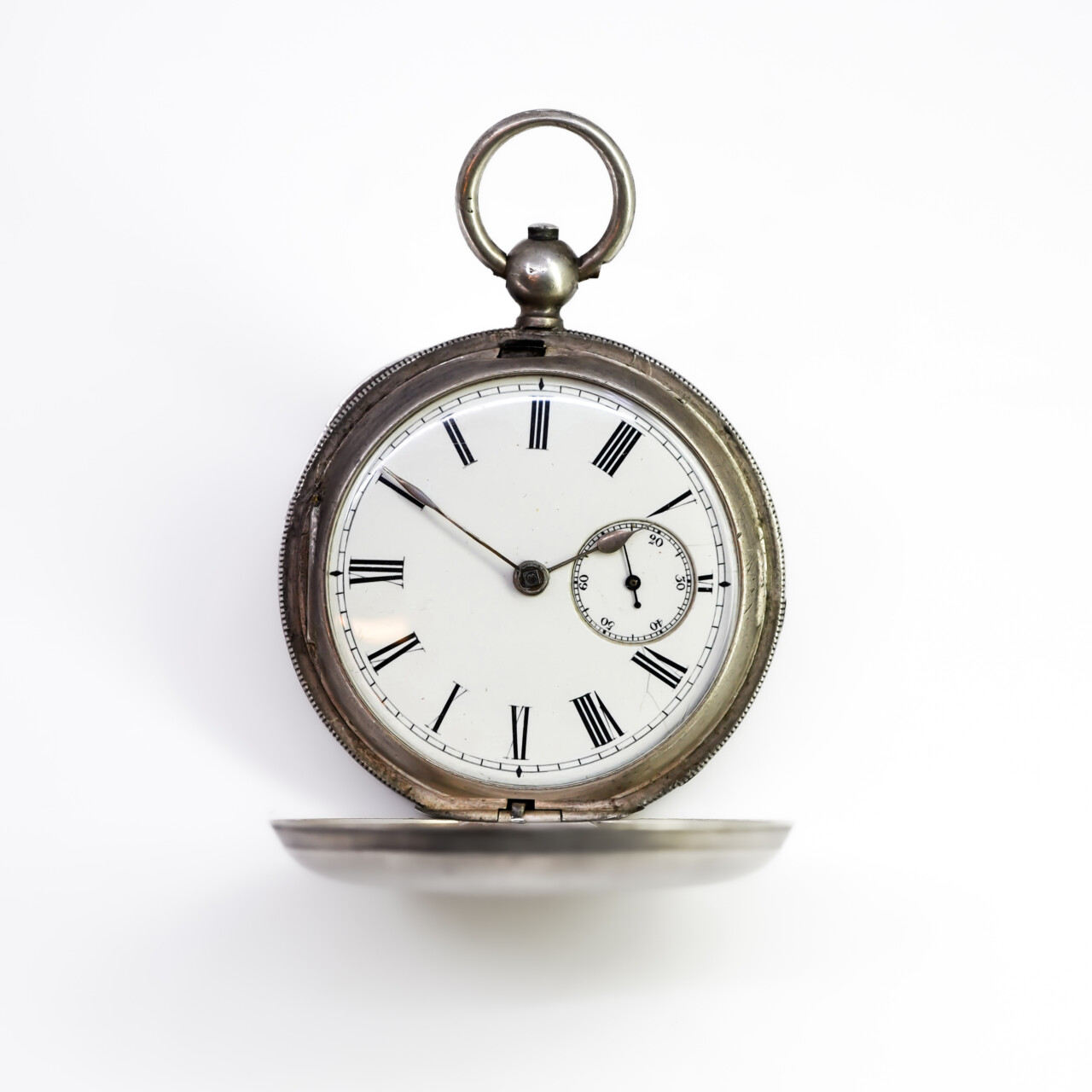 Antique W. Ehrhardt Sterling Silver Fob Watch 50mm – c.1901 (Not Working) #67704