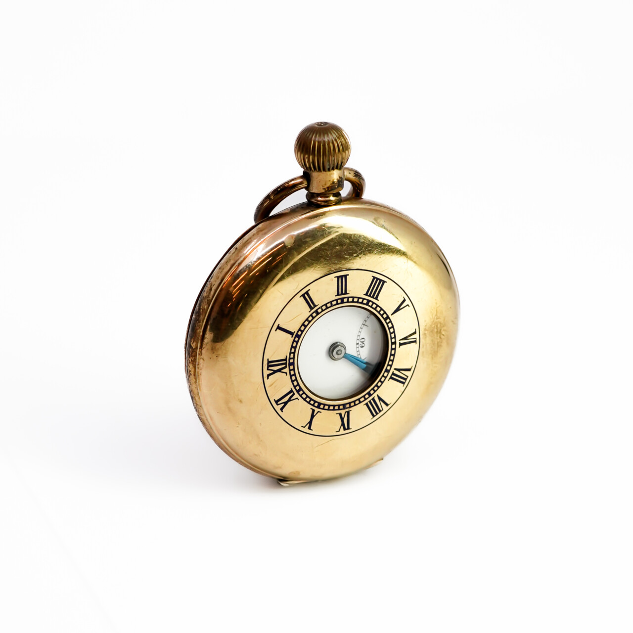 Antique Elgin Ref 998 Gold Plated Fob Watch 51mm – Not Working