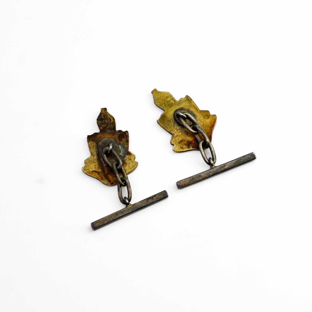 Vintage Metal Cufflinks – Toowoomba Anglican School / Church of England Boys' School #64005-9 Vintage Metal Cufflinks – Toowoomba Anglican School / Church of England Boys' School #64005-9 - Image 2